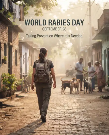 world rabies day prevention awareness poster