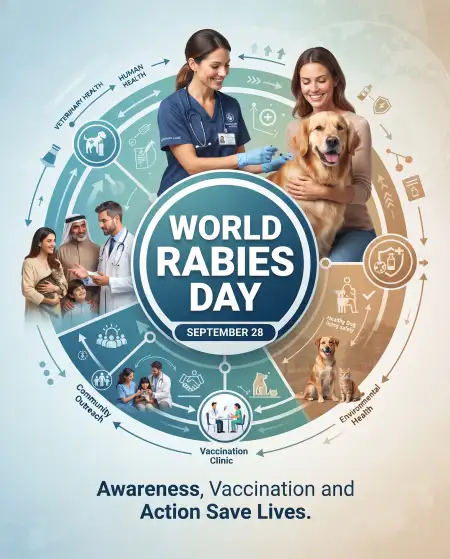 world rabies day rabies vaccination poster