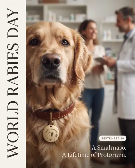 world rabies day veterinary awareness poster