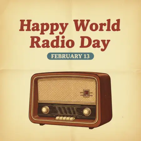 World Radio Day Awareness Poster In Hindi - Free World Radio Day Download