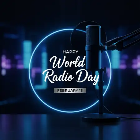 World Radio Day Celebration In India - Free World Radio Day Download