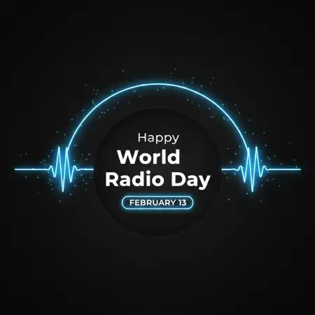 World Radio Day Hd Social Media Template - Free World Radio Day Download