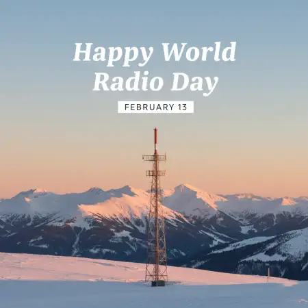 World Radio Day Instagram Caption Ideas - Free World Radio Day Download