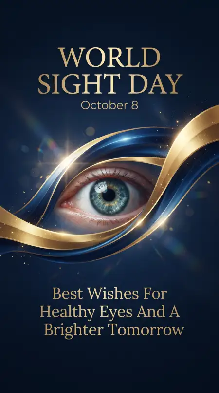 world sight day creative poster design 2026