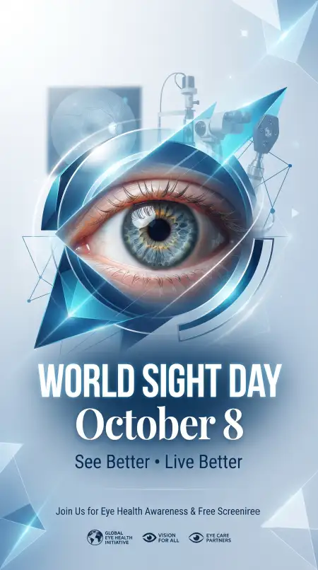 world sight day social media post 2026