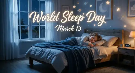 World Sleep Day Sleep Health Awareness Banner - Free World Sleep Day Download