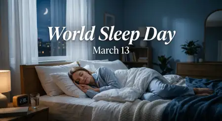 World Sleep Day Social Media Awareness Post - Free World Sleep Day Download