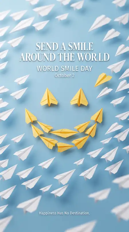 world smile day creative images 2026 - World Smile Day 2026