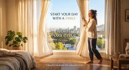 world smile day morning greetings 2026 - World Smile Day 2026