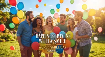 world smile day positive quotes 2026