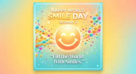 world smile day short quotes 2026