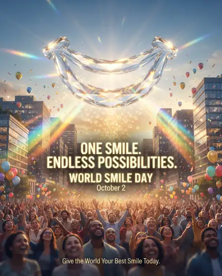 world smile day short wishes 2026