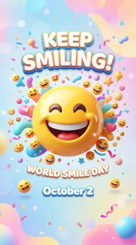 world smile day whatsapp messages 2026
