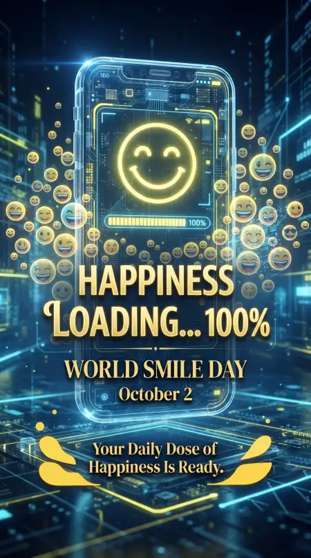 world smile day whatsapp status 2026