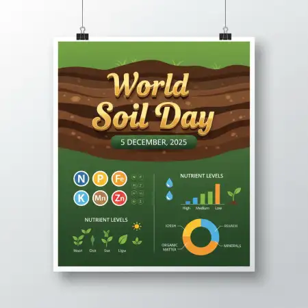 World Soil Day 2025 Environmental Badges - Free World Soil Day 2025 Download