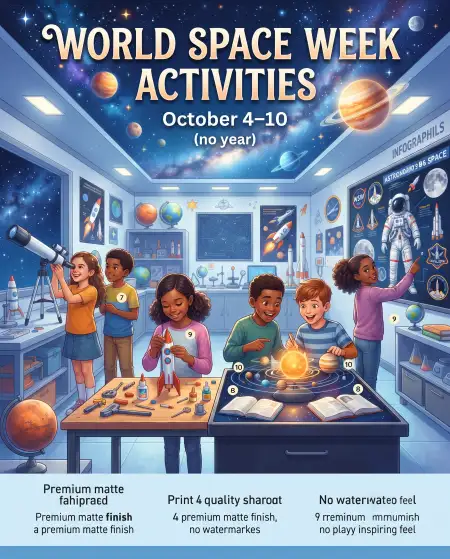 world space week 2026 activities - World Space Week 2026