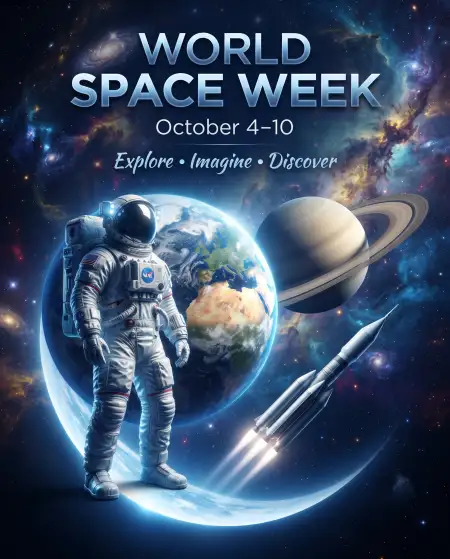 world space week 2026 background free download - World Space Week 2026