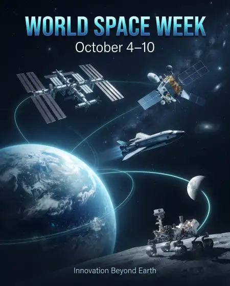 world space week 2026 facebook post - World Space Week 2026