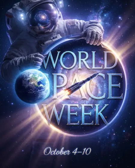 world space week 2026 poster design - World Space Week 2026