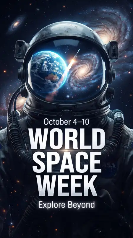 world space week astronaut - World Space Week 2026