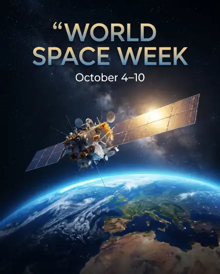 world space week earth from space - World Space Week 2026