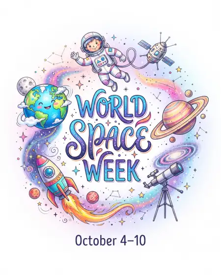 world space week kids - World Space Week 2026