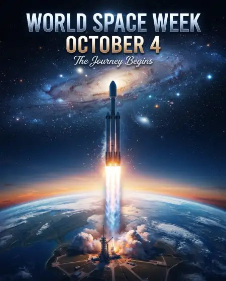 world space week rocket launch - World Space Week 2026