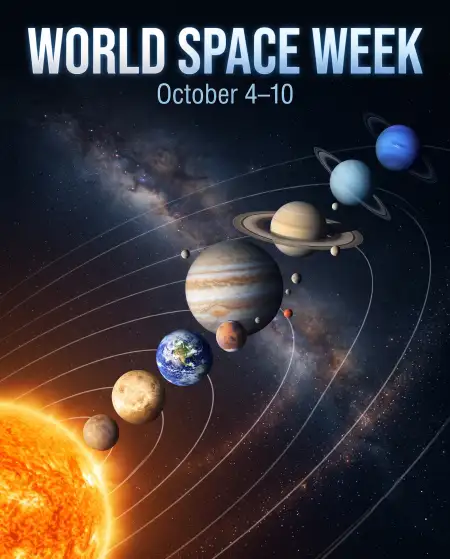 world space week universe - World Space Week 2026