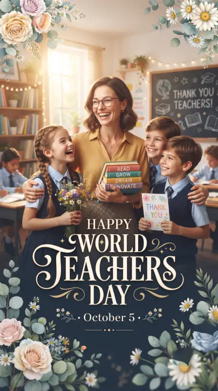 world teachers day short wishes 2026 - World Teachers Day 2026