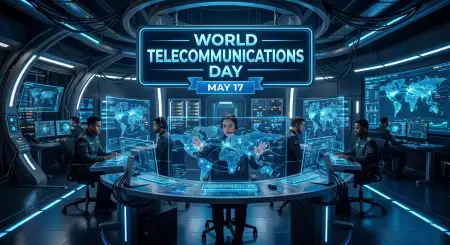 World Telecommunications Day 2026 Ai Communication Concept - Free World Telecommunications Day Download