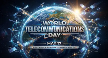 World Telecommunications Day 2026 Communication Devices Graphics 2 - Free Cat Download