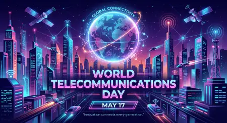 World Telecommunications Day 2026 Instagram Post Template - Free World Telecommunications Day Download