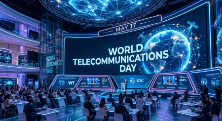 World Telecommunications Day 2026 Telecom Industry Banner - Free World Telecommunications Day Download