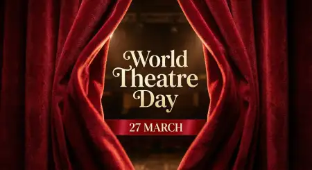 World Theatre Day Banner Design For Coaching Institute - Free World Theatre Day Download