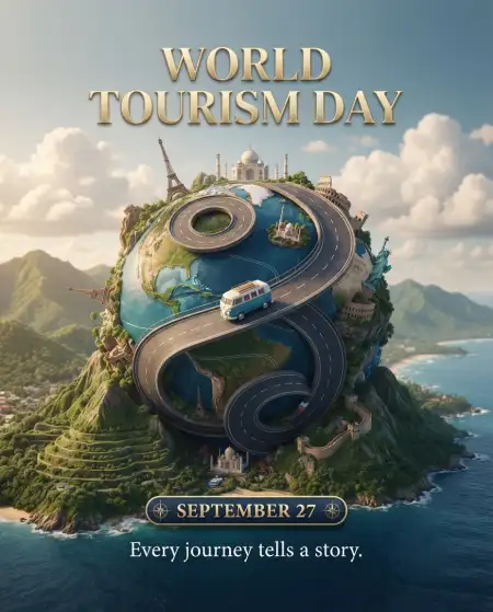 world tourism day 2026 poster - World Ozone Day 2026 Presentation Topics