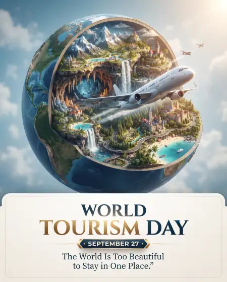 world tourism day modern poster design 2026