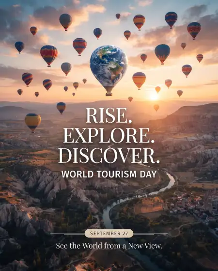 world tourism day quotes images 2026 - World Graphics Day 2026