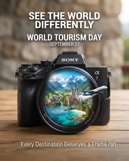 world tourism day status images 2026 - World Graphics Day 2026