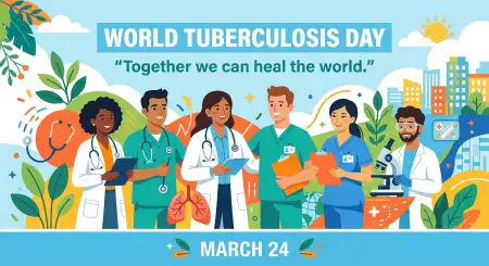 Free World Tuberculosis Day Poster With Slogan Image Download