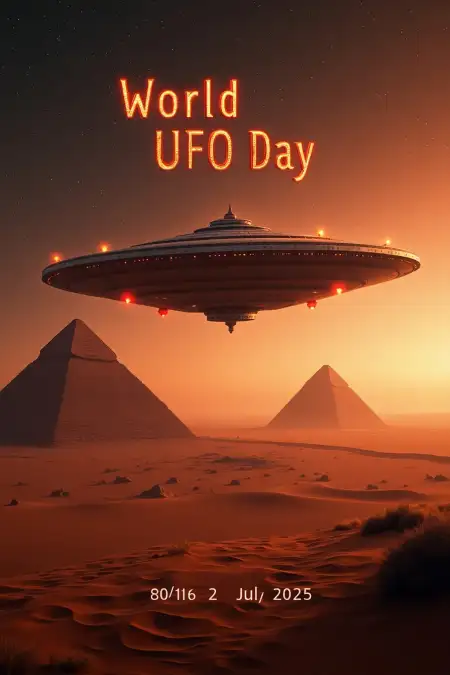 World Ufo Day 2025 Banner Image - Free World Ufo Day 2025 Download