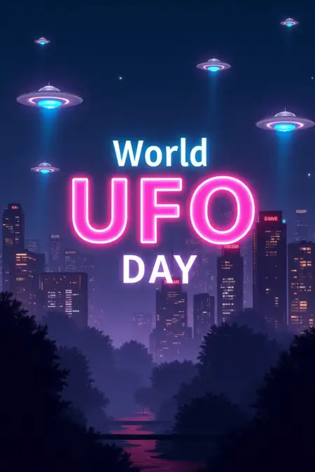World Ufo Day 2025 Illustration Image - Free World Ufo Day 2025 Download