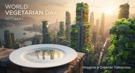 world vegetarian day 2026 facebook cover - World Vegetarian Day 2026