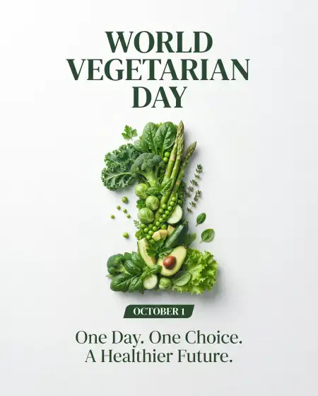 world vegetarian day 2026 facebook post - World Vegetarian Day 2026