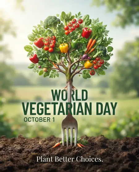 world vegetarian day 2026 fruits and vegetables