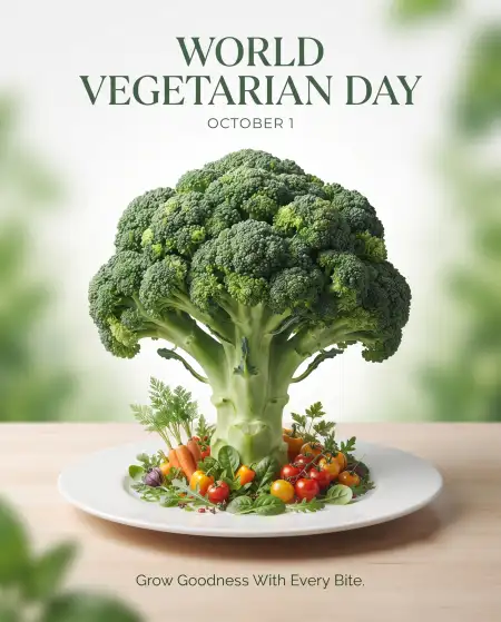 world vegetarian day 2026 poster design - Independence Day Poster Design 2026