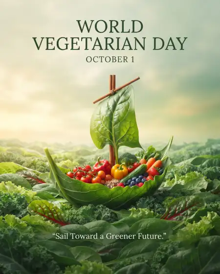 world vegetarian day 2026 poster free download