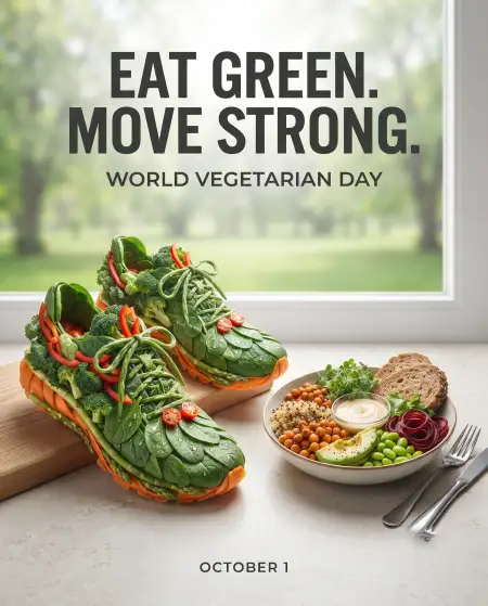 world vegetarian day 2026 slogans