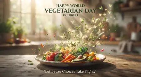 world vegetarian day 2026 wishes and quotes