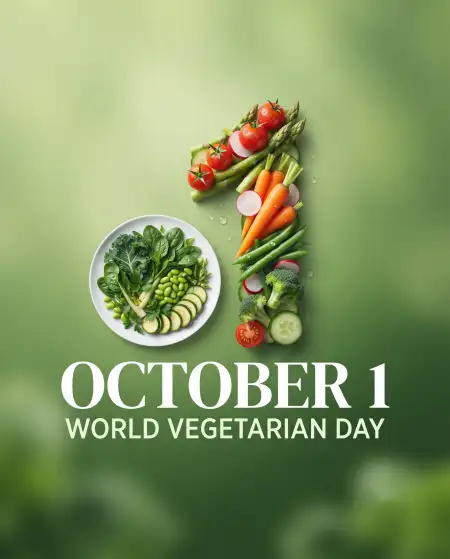 world vegetarian day october 1 2026 png