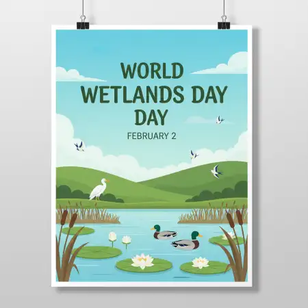 World Wetlands Day Creative Poster - Free World Wetlands Day Download
